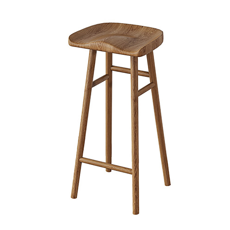 Rectangle Bar Table Set Modern 1/3 Pieces Solid Wood Counter Height Set Wood 29"H Stool (Single) Clearhalo 'Bar Furniture' 'furn' 'furn_home_bar_bar_sets' 'Furniture' 'Home Bars & Bar Sets' 'home_bar_bar_sets' 'Kitchen & Dining Furniture' 6280876
