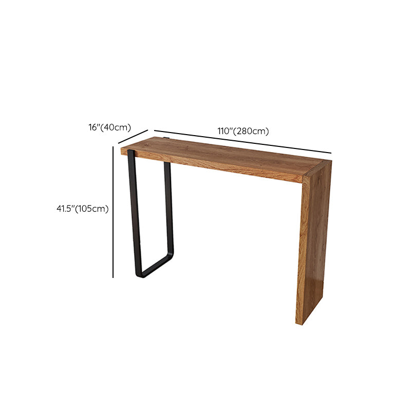 Rectangle Bar Table Set Modern 1/3 Pieces Solid Wood Counter Height Set Clearhalo 'Bar Furniture' 'furn' 'furn_home_bar_bar_sets' 'Furniture' 'Home Bars & Bar Sets' 'home_bar_bar_sets' 'Kitchen & Dining Furniture' 6280894