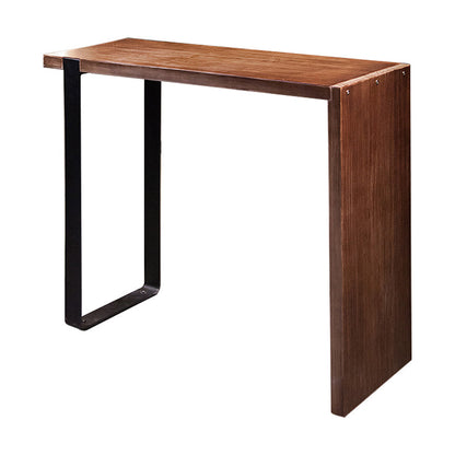 長方形のバーテーブルセットモダンな1/2/3ピースソリッドウッドカウンターの高さセット