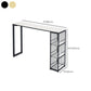 Industrielles Pub-Ess-Set, 1/2/3-teilig, Barhocker und Tisch-Set