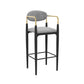 Industrial Pub Dining Set 1/3/5 Pieces Rectangular Bar Stool and Table Set Black 30"H Stool (Single) Clearhalo 'Bar Furniture' 'furn' 'furn_home_bar_bar_sets' 'Furniture' 'Home Bars & Bar Sets' 'home_bar_bar_sets' 'Kitchen & Dining Furniture' 6280982