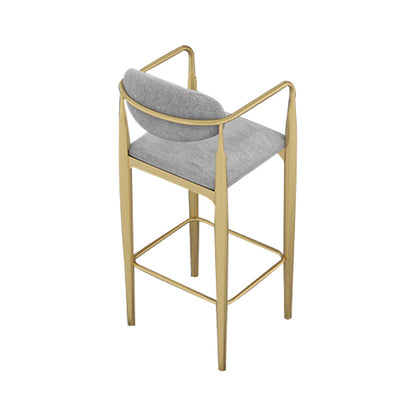 Industrial Pub Dining Set 1/3/5 Pieces Rectangular Bar Stool and Table Set Gold 30"H Stool (Single) Clearhalo 'Bar Furniture' 'furn' 'furn_home_bar_bar_sets' 'Furniture' 'Home Bars & Bar Sets' 'home_bar_bar_sets' 'Kitchen & Dining Furniture' 6280983