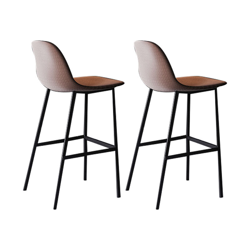 1/2/4/5 Pieces Bar Stool and Table Set Rectangular Pub Table Set Brown 30"H Stools (Set of 2) Clearhalo 'Bar Furniture' 'furn' 'furn_home_bar_bar_sets' 'Furniture' 'Home Bars & Bar Sets' 'home_bar_bar_sets' 'Kitchen & Dining Furniture' 6281068