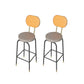 Industrial Bar Table Set 1/2/3 Pieces Bar Stool and Table Set Grey 30"H Stools (Set of 2) Clearhalo 'Bar Furniture' 'furn' 'furn_home_bar_bar_sets' 'Furniture' 'Home Bars & Bar Sets' 'home_bar_bar_sets' 'Kitchen & Dining Furniture' 6281090