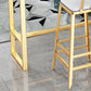 Glam Bar-height Table Faux Marble and White Bar Table for Patio Use Clearhalo 'Bar Furniture' 'Bar Tables' 'bar_tables' 'furn' 'furn_bar_tables' 'Furniture' 'Kitchen & Dining Furniture' 6283247