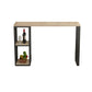 Glam Pub Height Dining Table Wooden Top Pub Table for Patio Use Black Without Chairs Clearhalo 'Bar Furniture' 'Bar Tables' 'bar_tables' 'furn' 'furn_bar_tables' 'Furniture' 'Kitchen & Dining Furniture' 6283273