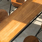 Glam Bar-height Table Solid Wood Bar Table with Black Base for Restaurant Clearhalo 'Bar Furniture' 'Bar Tables' 'bar_tables' 'furn' 'furn_bar_tables' 'Furniture' 'Kitchen & Dining Furniture' 6283391