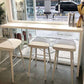 Modern Bar-height Table Solid Wood Top 41.3-inch Height Table Clearhalo 'Bar Furniture' 'Bar Tables' 'bar_tables' 'furn' 'furn_bar_tables' 'Furniture' 'Kitchen & Dining Furniture' 6283414