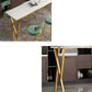 Modern Bar-height Table with Gold Base 41.3-inch Height Table Base Bar Table Clearhalo 'Bar Furniture' 'Bar Tables' 'bar_tables' 'furn' 'furn_bar_tables' 'Furniture' 'Kitchen & Dining Furniture' 6283458