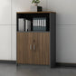 File Cabinet Wood Modern Vertical Locking File Cabinet with Storage Shelves Walnut 2 Clearhalo 'Filing Cabinets' 'filling_cabinets' 'furn' 'furn_filling_cabinets' 'Furniture' 'Office Furniture' 6284090