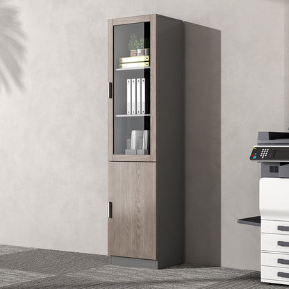 Babyet Babyet Madera y vidrio Estantes de almacenamiento vertical de archivos contemporáneos