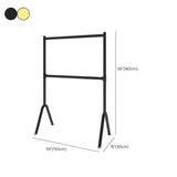 Metal Free Standical Tree Contemporary Hall Stand con ruote