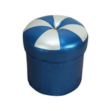 Modern Leather Pouf Water Resistant Round Pouf for Drawing Room Clearhalo 'furn' 'furn_ottomans_poufs' 'Furniture' 'Living Room Furniture' 'Ottomans & Poufs' 'ottomans_poufs' 6284405