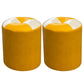 Orange Modern Pouf Water Resistant Round Pouf for Living Room Yellow 2 Piece Set Clearhalo 'furn' 'furn_ottomans_poufs' 'Furniture' 'Living Room Furniture' 'Ottomans & Poufs' 'ottomans_poufs' 6284548