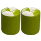Orange Modern Pouf Water Resistant Round Pouf for Living Room Blackish Green 2 Piece Set Clearhalo 'furn' 'furn_ottomans_poufs' 'Furniture' 'Living Room Furniture' 'Ottomans & Poufs' 'ottomans_poufs' 6284560