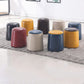 Leather Yellow Pouf Modern Stain Resistant Round Indoor Pouf Clearhalo 'furn' 'furn_ottomans_poufs' 'Furniture' 'Living Room Furniture' 'Ottomans & Poufs' 'ottomans_poufs' 6284594