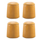 Leather Yellow Pouf Modern Stain Resistant Round Indoor Pouf Yellow 4 Piece Set Clearhalo 'furn' 'furn_ottomans_poufs' 'Furniture' 'Living Room Furniture' 'Ottomans & Poufs' 'ottomans_poufs' 6284602