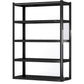 Etagere Contemporary Bookcase Metal Open Back Bookshelf with Shelves