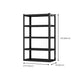Etagere Contemporary Bookcase Metal Open Back Bookshelf with Shelves
