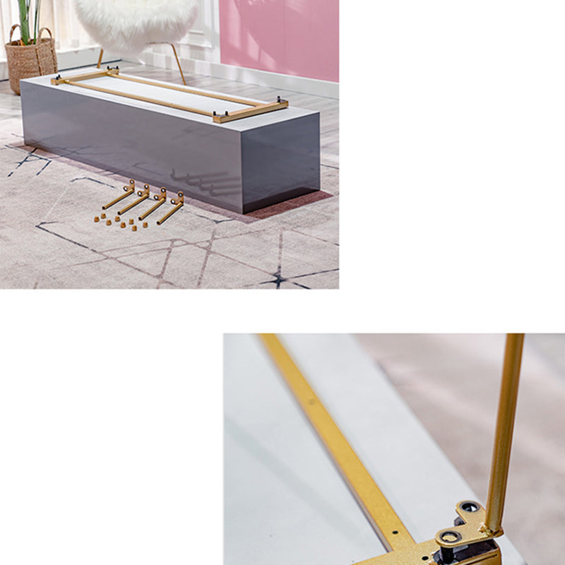 Glam Wood TV Media Stand 16" W Enclosed Storage TV Stand Console with Cabinets Clearhalo 'furn' 'furn_tv_stands_entertainment_centers' 'Furniture' 'Living Room Furniture' 'TV Stands & Entertainment Centers' 'TV Stands & Media Storage Furniture' 'tv_stands_entertainment_centers' 6285601