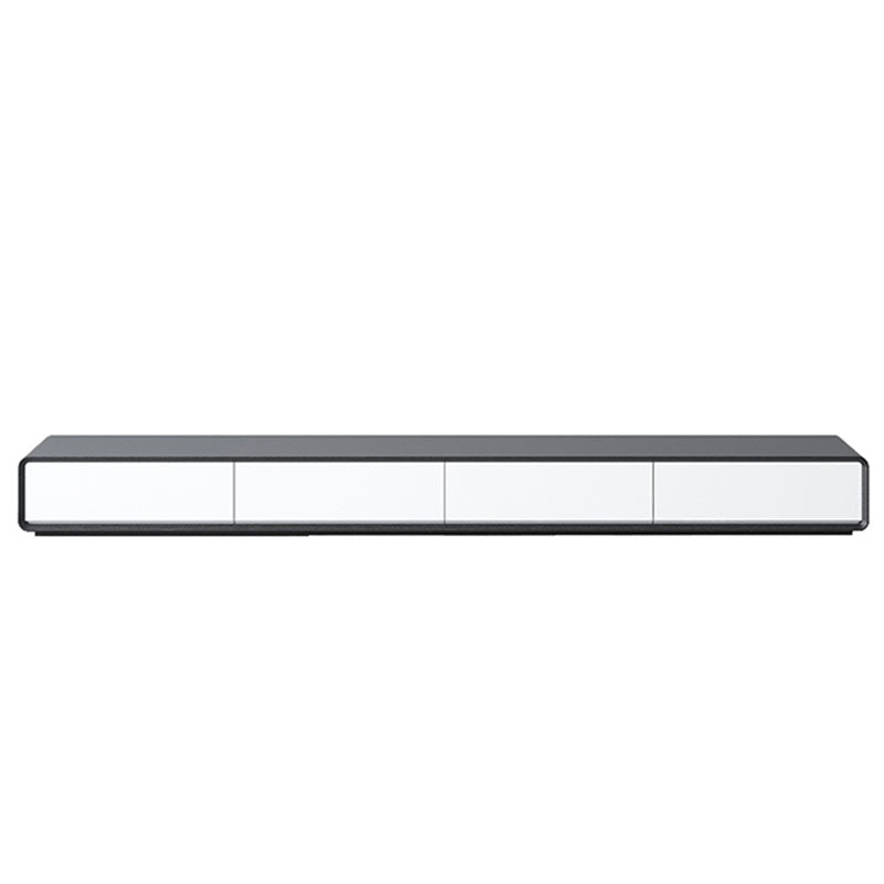 Contemporary TV Media Stand Engineered Wood Stand Console with Drawers 94.5"L x 16"W x 10"H Clearhalo 'furn' 'furn_tv_stands_entertainment_centers' 'Furniture' 'Living Room Furniture' 'TV Stands & Entertainment Centers' 'TV Stands & Media Storage Furniture' 'tv_stands_entertainment_centers' 6285630