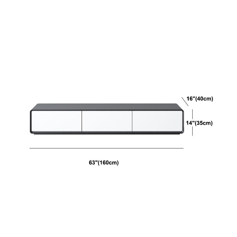Contemporary TV Media Stand Engineered Wood Stand Console with Drawers Clearhalo 'furn' 'furn_tv_stands_entertainment_centers' 'Furniture' 'Living Room Furniture' 'TV Stands & Entertainment Centers' 'TV Stands & Media Storage Furniture' 'tv_stands_entertainment_centers' 6285643