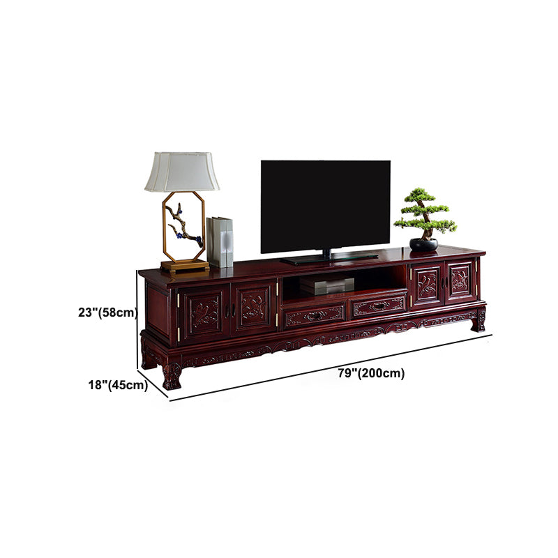 Wooden TV Cabinet Classical Storage TV Stand for Living Room Clearhalo 'furn' 'furn_tv_stands_entertainment_centers' 'Furniture' 'Living Room Furniture' 'TV Stands & Entertainment Centers' 'TV Stands & Media Storage Furniture' 'tv_stands_entertainment_centers' 6285664