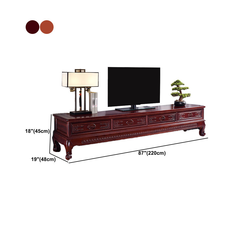 Wooden TV Cabinet Classical Storage TV Stand for Living Room Clearhalo 'furn' 'furn_tv_stands_entertainment_centers' 'Furniture' 'Living Room Furniture' 'TV Stands & Entertainment Centers' 'TV Stands & Media Storage Furniture' 'tv_stands_entertainment_centers' 6285667