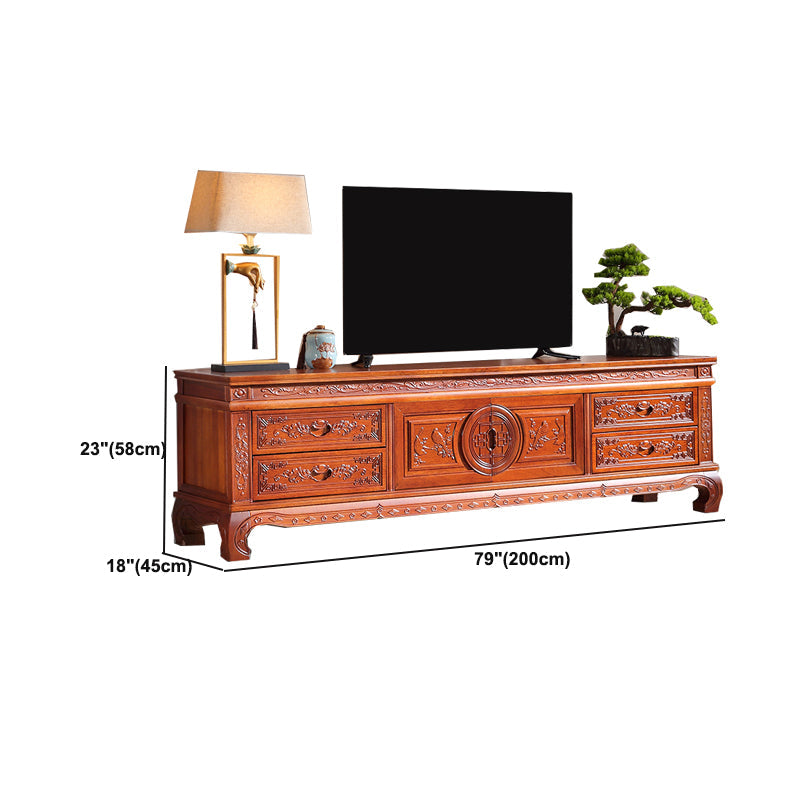 Wooden TV Cabinet Classical Storage TV Stand for Living Room Clearhalo 'furn' 'furn_tv_stands_entertainment_centers' 'Furniture' 'Living Room Furniture' 'TV Stands & Entertainment Centers' 'TV Stands & Media Storage Furniture' 'tv_stands_entertainment_centers' 6285669