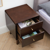 16 "l x 20" w tavolo da notte in legno massiccio tradizionale per soggiorno