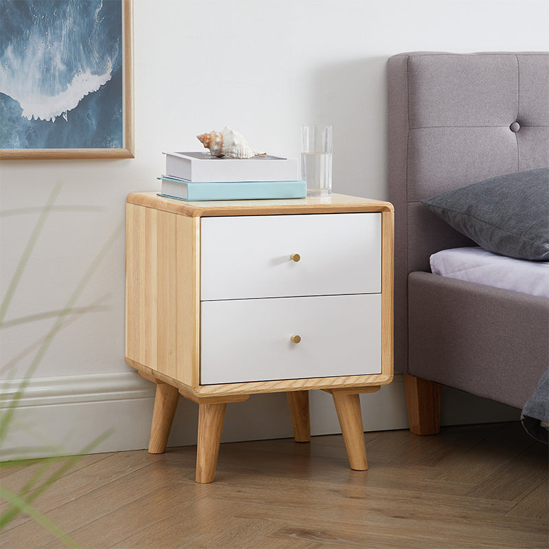 16 "l x 20" w tavolo da notte in legno massiccio tradizionale per soggiorno