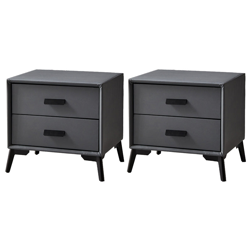 Mobile moderno comodino accento in legno massiccio per camera da letto