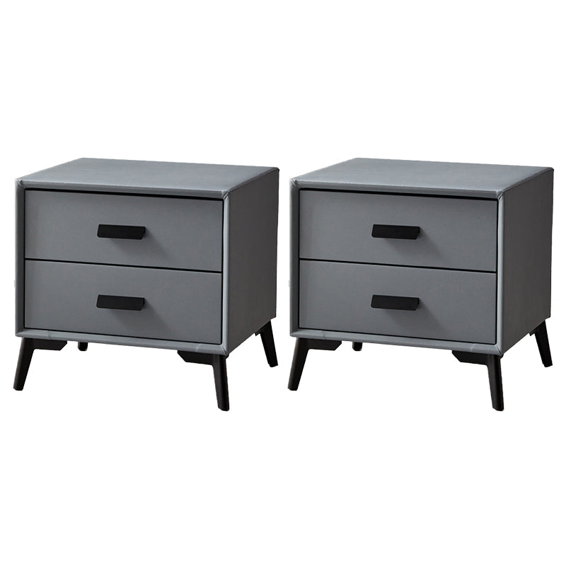 Mobile moderno comodino accento in legno massiccio per camera da letto