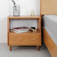 1 Drawer Medium Wood Nightstand Modern Solid Wood Night Table ,19.7" Tall Clearhalo 'Bedroom Furniture' 'furn' 'furn_night_stand' 'Furniture' 'night_stand' 'Nightstands' 6285861
