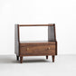 1 Drawer Medium Wood Nightstand Modern Solid Wood Night Table ,19.7" Tall 20"L x 16"W x 20"H Dark Walnut 1 Piece Clearhalo 'Bedroom Furniture' 'furn' 'furn_night_stand' 'Furniture' 'night_stand' 'Nightstands' 6285873