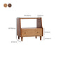 1 Drawer Medium Wood Nightstand Modern Solid Wood Night Table ,19.7" Tall Clearhalo 'Bedroom Furniture' 'furn' 'furn_night_stand' 'Furniture' 'night_stand' 'Nightstands' 6285879