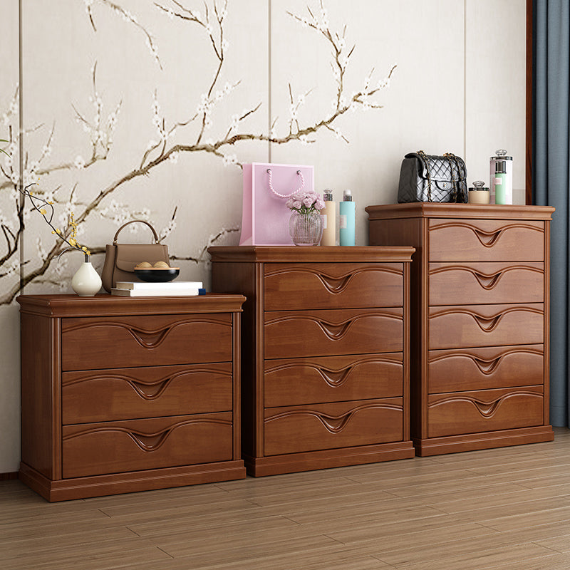 Traditional Storage Chest Dresser Solid Wood Storage Chest with 3/4/5 Drawers Clearhalo 'Bedroom Furniture' 'Dressers & Chests' 'dressers_chests' 'furn' 'furn_dressers_chests' 'Furniture' 6286208