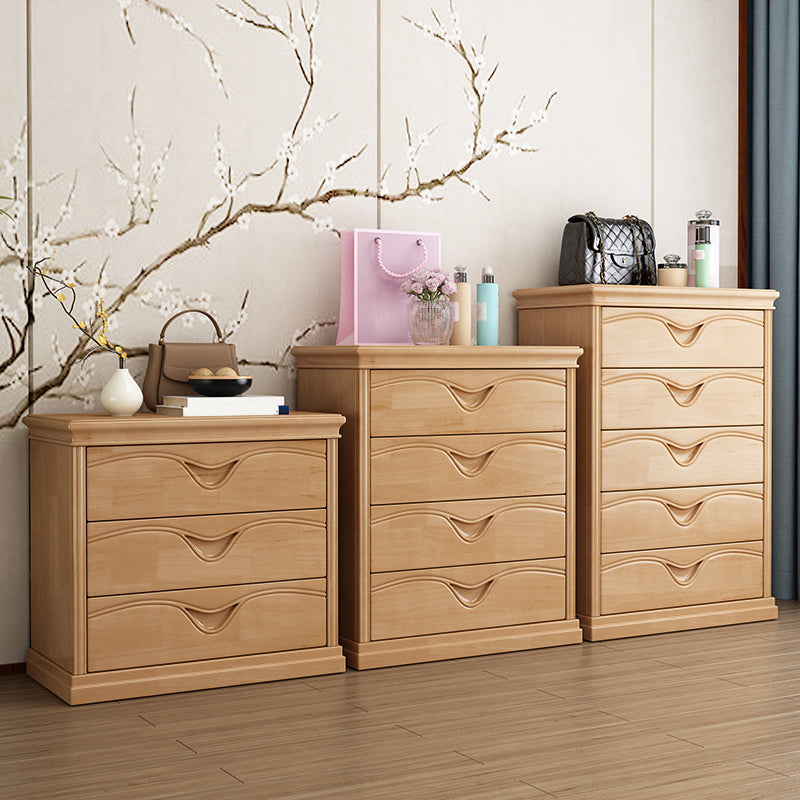Traditional Storage Chest Dresser Solid Wood Storage Chest with 3/4/5 Drawers Clearhalo 'Bedroom Furniture' 'Dressers & Chests' 'dressers_chests' 'furn' 'furn_dressers_chests' 'Furniture' 6286212