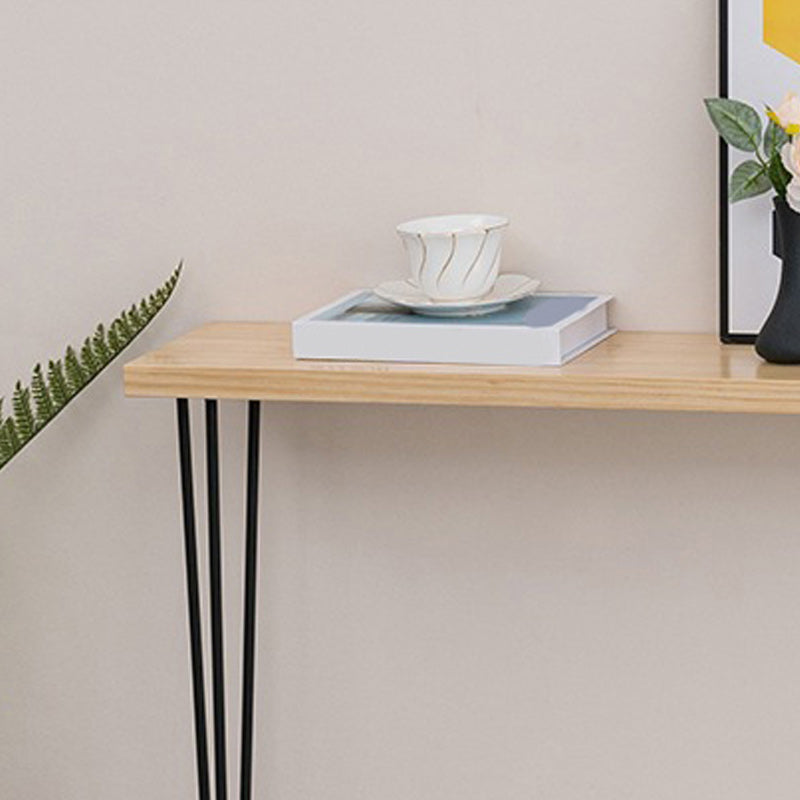 31.5 Inch Height Console Table Solid Wood Contemporary Console Clearhalo 'Console Tables' 'console_tables' 'Entry & Mudroom Furniture' 'furn' 'furn_console_tables' 'Furniture' 6286382