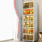 5-Door Storage Cabinet Contemporary Plastic Wardrobe Armoire Clearhalo 'Armoires & Wardrobes' 'armoires_wardrobes' 'Bedroom Furniture' 'furn' 'furn_armoires_wardrobes' 'Furniture' 6287262