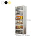 5-Door Storage Cabinet Contemporary Plastic Wardrobe Armoire Clearhalo 'Armoires & Wardrobes' 'armoires_wardrobes' 'Bedroom Furniture' 'furn' 'furn_armoires_wardrobes' 'Furniture' 6287267