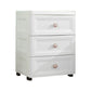 Plastic Wardrobe Armoire with Legs Modern Storage Cabinet with Drawer 14.6"L x 12.2"W x 20.1"H White Clearhalo 'Armoires & Wardrobes' 'armoires_wardrobes' 'Bedroom Furniture' 'furn' 'furn_armoires_wardrobes' 'Furniture' 6287269