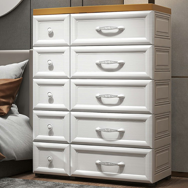Armoire moderne non conservatrice avec armoire de rangement en plastique de jambes