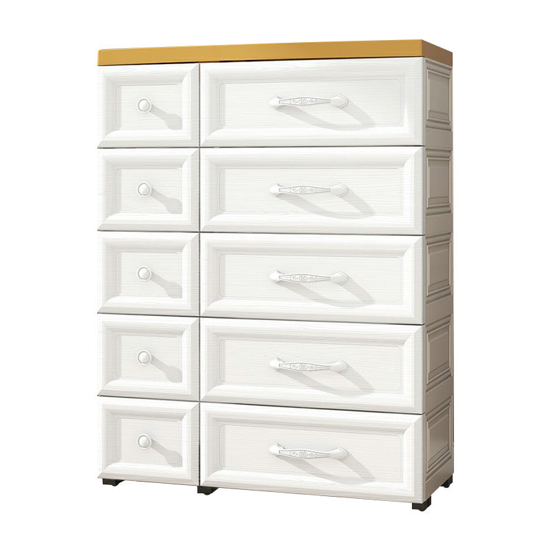 Armoire moderne non conservatrice avec armoire de rangement en plastique de jambes