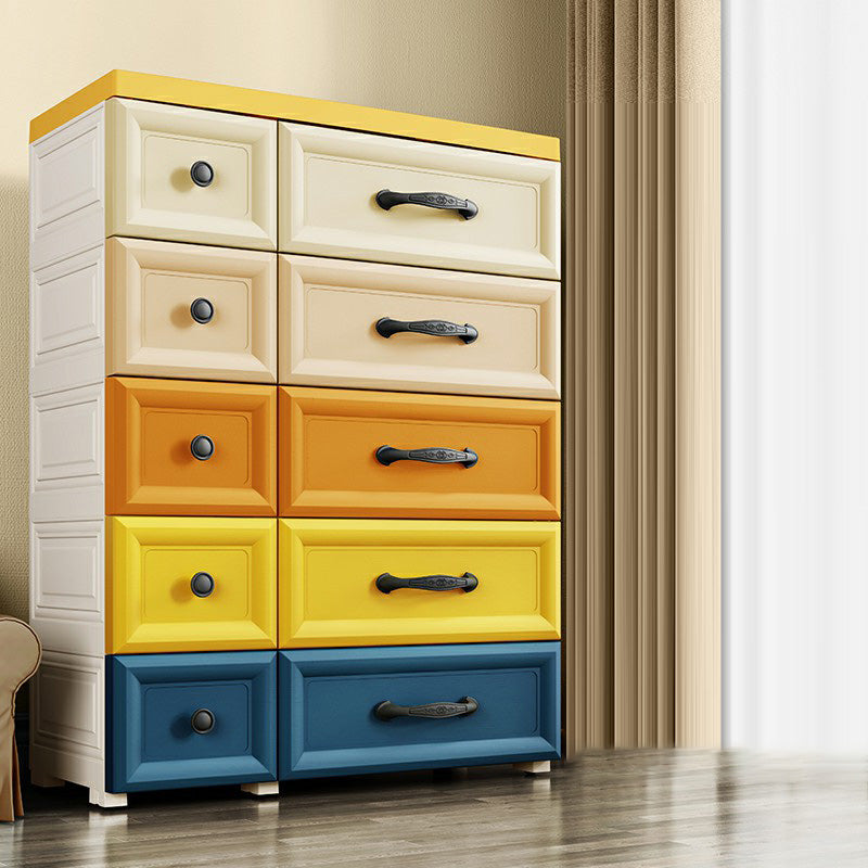 Armoire moderne non conservatrice avec armoire de rangement en plastique de jambes