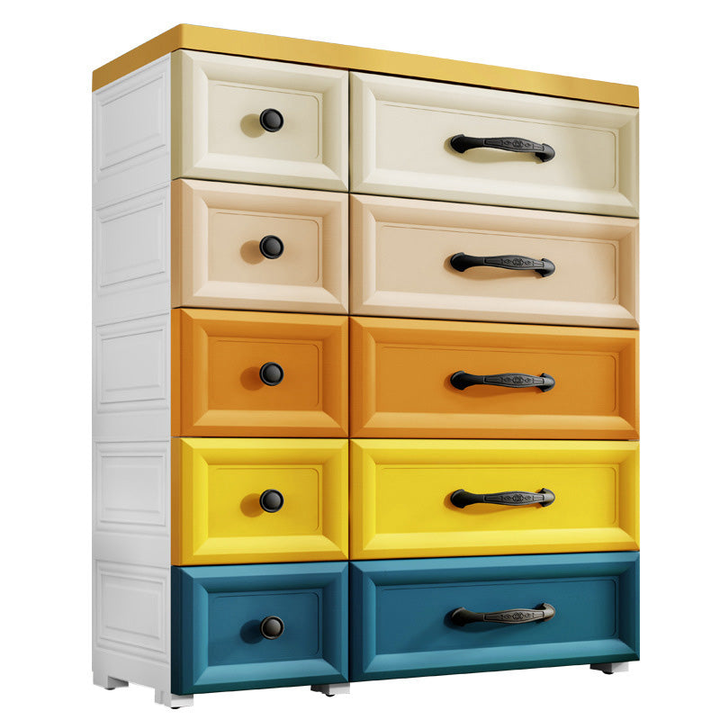 Armoire moderne non conservatrice avec armoire de rangement en plastique de jambes