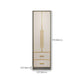 Contemporary Wardrobe Closet with Shelves Engineered Wood Wardrobe Armoire
