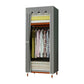 Modern Wardrobe with Solid Wood Frame Matte Finish Cabinet for Bedroom