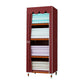 Modern Wardrobe with Solid Wood Frame Matte Finish Cabinet for Bedroom