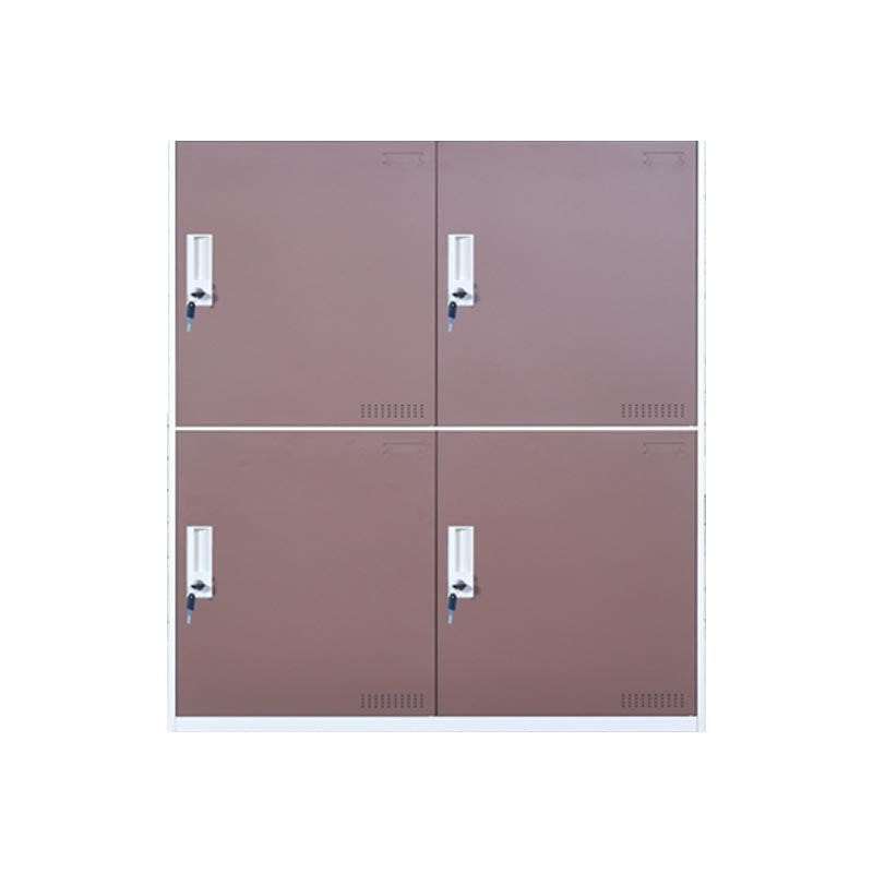 Modern Non-Hanging Armoire with Hinged Doors Matte Finish Storage Cabinet Brown 4 Clearhalo 'Armoires & Wardrobes' 'armoires_wardrobes' 'Bedroom Furniture' 'furn' 'furn_armoires_wardrobes' 'Furniture' 6287536